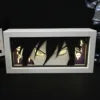 Anime LED Night Light MDF Wood Frame Paper Cut Lightbox for Bedroom Decoration Drop Shipping 5V Input Voltage AAA Battery Power