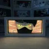 Anime LED Night Light MDF Wood Frame Paper Cut Lightbox for Bedroom Decoration Drop Shipping 5V Input Voltage AAA Battery Power