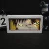 Anime LED Night Light MDF Wood Frame Paper Cut Lightbox for Bedroom Decoration Drop Shipping 5V Input Voltage AAA Battery Power