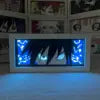 Anime LED Night Light MDF Wood Frame Paper Cut Lightbox for Bedroom Decoration Drop Shipping 5V Input Voltage AAA Battery Power